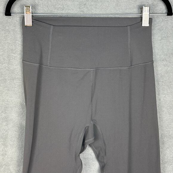 Free People Movement Leggings Womens Medium Gray High Rise Cropped Stretch Gym - Picture 2 of 12